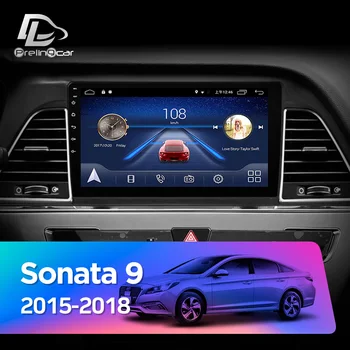Prelingcar Android10.0 Hyundai sonata 9 15 16 2017 Auto Raadio Multimeedia Video Mängija GPS Navigation NR DVD 2 Din DSP 4G