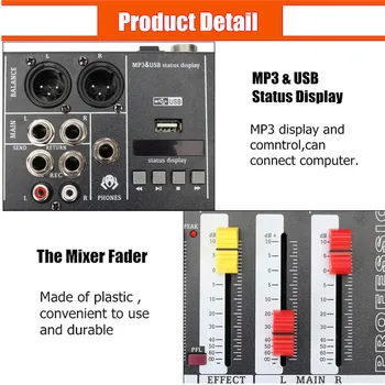 Professionaalne Audio Mikser Live Stuudios Mixing Console 12 Kanaliga bluetooth USB Power DJ Mikser Juhatuse Muusika Stereo Heli Mikser