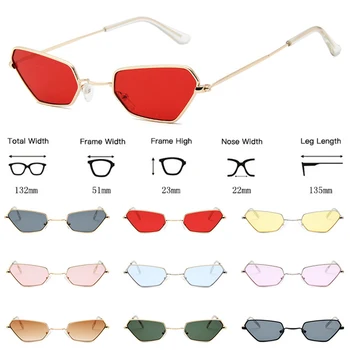 Psacss 2019 Mood Cat Eye Päikeseprillid Meeste ja Naiste Vintage Rainbow Värvi Retro Brändi Disainer päikeseprillid oculos de sol feminino
