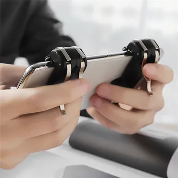 PUBG Kuus sõrme mobiilne töötleja gamepad juhtnuppu Tasuta Tulekahju Shooter Pubg Mängu Käivitada L1R1 iphone gatilho para celular