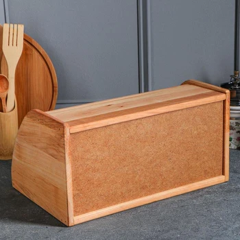 Puidust leib kasti lõikelaud, 38 x 24 cm, köök mugavus