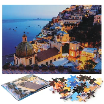 Pusle 1000 Töö - Unistav Positano - allkirjade Kogumise Õhtuhämaruses Mere Silmist Suur Puzzle Mäng Kunsti Täiskasvanutele Teismelised