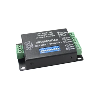 PX24506 led kontroller led dekooder DMX512 Dekooder Juhi 9A DMX 512 Võimendi DC12-24V jaoks RGB LED Valgus