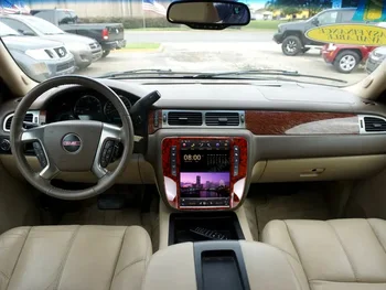 PX6 Android Tesla ekraan auto Raadio GMC Yukon Chevrolet Tahoe Chevrolet hõbe ado 2007-2012 auto stereo auto audio juhtseade