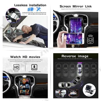 PX6 Tesla Stiilis Suur Ekraan, Android 9.0 Auto Multimeedia Mängija Chrysler 300C 2013-2019 auto GPS-Raadio Audio stereo BT juhtseade