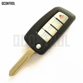 QCONTROL Remote Key Uuendatud jaoks NISSAN 433MHz Märts Qashqai Sunny Sylphy Tiida X-Trail koos ID46 Kiip Auto Ukse Lukk