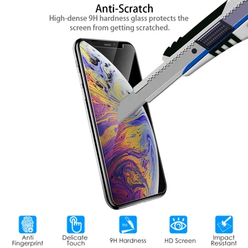 Qosea 10tk Karastatud Klaas iPhone 11 11 Pro Glass Ekraan Kaitsja Ultra-õhuke Selge, 9H kaitsekile iPhone 11 Pro MAX