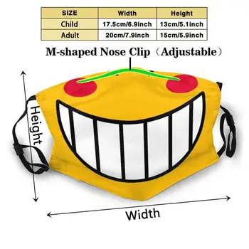 Radikaalne Edward Naeratus 3d Print Korduvkasutatavad Suu Mask Pestav Filter Anti Tolm Näo Mask Spike Spiegel Radikaalne Edward