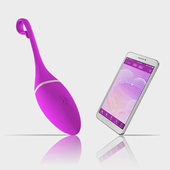 RAKENDUSE Bluetooth Vibraator G-Spot kaugjuhtimispuldiga Vibreeriv muna Kliitori Stimulaator Videokõne Erotic Sex Shop Täiskasvanute Mänguasjad Naine