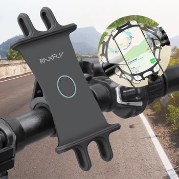 RAXFLY Silikoon Jalgratta Telefoni Omanik Motocycle Jalgratta Lenkstangi Paigaldi GPS Hoidik Telefoni Mobile Seista iPhone 12PRO XR 8 7 XS