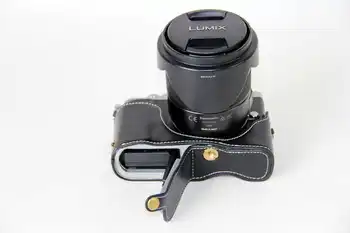 Real Leather ehtne Kaitsta Poole Kaamera Puhul Käepide Panasonic DMC-GX85