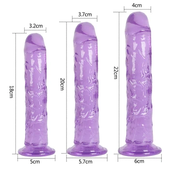 Realistlik dildo dick pehme jelly anal dildo nr vibraator sugu mänguasi naistele rihma lesbi võimsus iminapp täiskasvanud mänguasi naistele