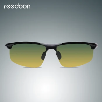 Reedoon Night Vision Päikeseprillid Polariseeritud Kollane Lens Anti-Glare Magneesium Alumiinium Raamiga Prillid Sõidu Kaitseprillid Mehed Naised