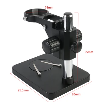 Reguleeritav 76mm Tähelepanu Omanik Miroscope Seista 32mm Samba Tabel Mikroskoobi Toetust Trinocular Binokli Stereo Mikroskoop
