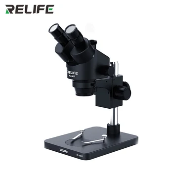 RELIFE Trinocular Stereo Mikroskoop 0.7-4.5 X Pidev Suurenduse Mikroskoobiga Varustatud Kaamera Telefoni PCB Elektrooniline Remondi-Seade RL-M3