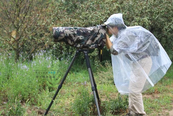 ROLANPRO vihmakate Vihmamantel Sony FE 200-600mm F5.6-6.3 G OSS Teleobjektiiv Armee Roheline Kamuflaaž Relvad Kate Objektiivi Mantel