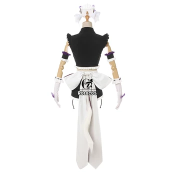 ROLECOS Nekopara Cosplay Kostüüm Race Queen Kookospähkli Cosplay Kostüüm Neiu Kleit Kass Neko Seksikas Naiste Kostüüm Top Püksid Täis Komplekt