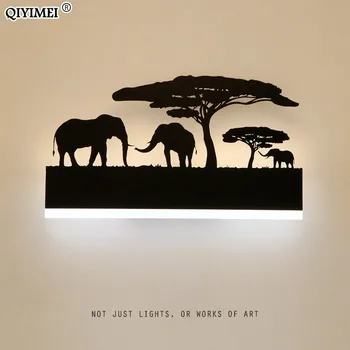 Romantiline Seina lambid akrüül lambivarju valgustus võistluskalendri tagurpidi sooja maha jahtuda elutuba öö Loomade tuled AC110-260V