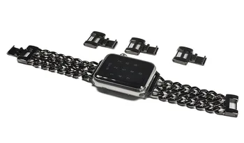Roostevabast Terasest Kett Rihma Sobivus Apple Vaadata Samsung S3 38mm 42mm 40mm 44mm 22mm Bänd Smart Watch Käevõru Iwatch Seeria 5 4