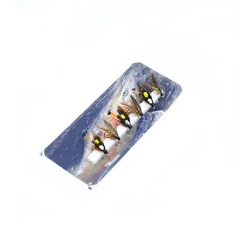 Royal Sissi PRO SIDUMINE 6tk/kast 12#Wickhams väljamõeldud wet fly kuld soonilised meriforelli lendab küljest seotud fly fishing putukate meelitada sööt