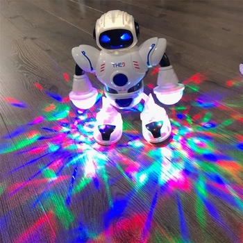 Ruumi Roboter Pimestav Smart Muusikalised Mänguasjad-Beebi Varajase Hariduse Elektroonilise Jalgsi Tantsu Robot Lapsed Xmas Kingitus Juguetes Zabawka
