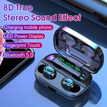 S11 5.0 Bluetooth Traadita Earbuds In-ear Kõrvaklapid Stereo Smart Müra Vähendamise Suur Aku Mahutavus koos Laadimise Kamber
