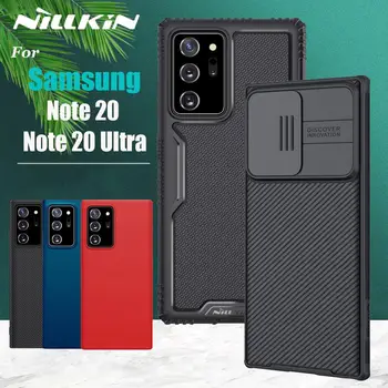 Samsung Galaxy Märkus 20 Ultra Juhul Nillkin Lükake Kaamera Objektiivi Kaitsta Jäätunud Tekstuuriga Vedelik Juhtudel Samsung Note20 5G