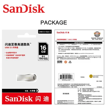 SanDisk CZ74 USB-3.1 Flash Disk Drive 128GB 64GB 32GB 16GB Pen Drive Väike Pendrive Memory Stick Srorage Seade Flash drive