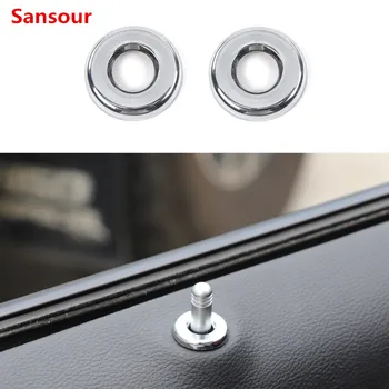 Sansour 2pcs/set ABS Plastikust Auto Door Lock Ring Kate Sisekujundus Jaoks Dodge Challenger+ Tarvikud