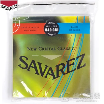 Savarez 540CRJ Uus Cristal/HT Classic Tavaline/Kõrge Pinge Klassikaline Kitarr Strings Täielik Komplekt