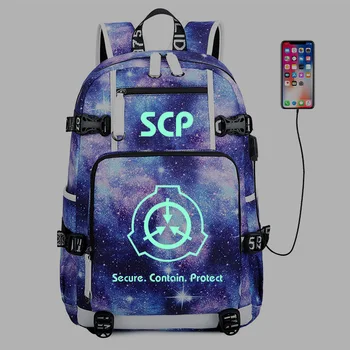 SCP Sihtasutus Galaxy Reisi Seljakott Suur koolikotid Veekindel Bookbag Laadimine USB Sülearvuti Bagpack Naiste Daypack Seljakott