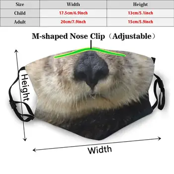 Sea Otter Prindi Pestav Filter Anti Tolmu Suu Mask Sea Otter Sea Otter Mask