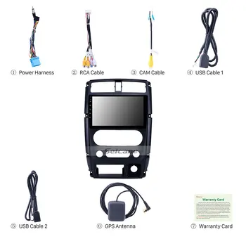 Seicane Auto Multimeedia mängija, 2din 9 tolline Android-10 auto GPS Raadio 2007 2008 2009-2012 Suzuki Jimny toetada Carplay DVR SWC