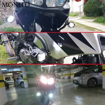 Sest Moto Guzzi BREVA 750 GRISO 1100 MGX21 GT8V NORGE 1200 Mootorratta LED-Sõidu Esitulede udutule Ajastiga Lamp 12v U5