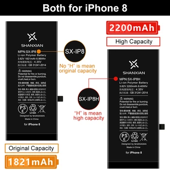 SHANXIAN Suure Mahutavusega Akut iPhone 6 6S 7 8 Plus SE XR, XS 11 Pro Max