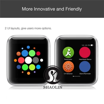 SHAOLIN Originaal Smart watch Seeria 6 Bluetooth Smartwatch Mehed Kõne Apple Vaadata IOS iPhone, Android Samsung, HUAWEI