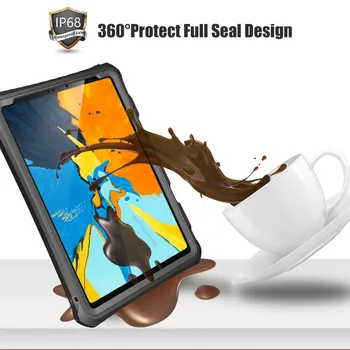 Shellbox Veekindel korpus Stand For iPad Pro 11 2020 Juhul Tolmukindel Sukeldumine Clear Cover For iPad Pro 11 2018 Telefon Juhtudel Coque