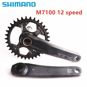 SHIMANO SLX M7100 DEORE M6100 170/175 32/34T Crankset 1X12S MTB Jalgratas Bike 12 Kiirus Crankset Chainwheel