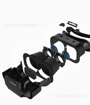 SHINECON VR LAHTER 5 Mini VR Prillid 3D Prillid Virtuaalne Reaalsus Prillid VR Peakomplekti, Google papp Smartp