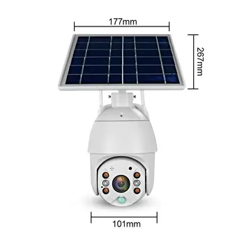 SHIWOJIA 4G Päikese Kaamera 1080P HD päikesepaneel Väljas Järelevalve Veekindel CCTV Kaamera Smart Home Kaks-viis Häält Sissetungi Al