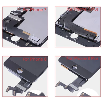 Sinbeda AAA-kvaliteediga LCD-Ekraani iPhone 7 7 Plus LCD Ekraan ja Puutetundlik Digitizer Assamblee Tela iPhone 8 8 plus LCD
