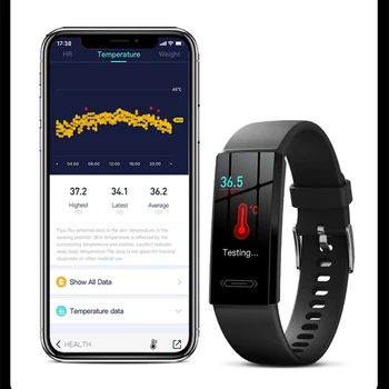 Smart Bänd vererõhk kehatemperatuur Südame Löögisageduse Monitor Nutikas Käevõru Tegevuse Fitness Tracker Elektroonika Käepael