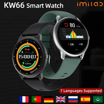 Smart Watch KW66 Vaadata Mehed Bluetooth-5.0 SmartWatch Originaal Südame Löögisageduse tervisespordi-Tracker IP68 Smart Käekellad Naistele