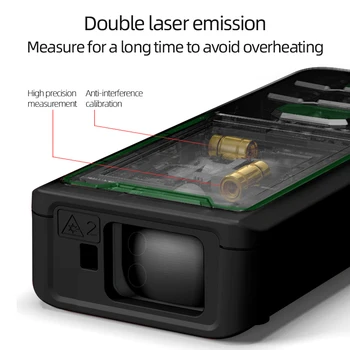 SNDWAY Roheline Laser Rangefinder 70M 50M, 100M elektrooniline rulett distance meter digitaalse trena lazer meetme sobiks väljas tööd