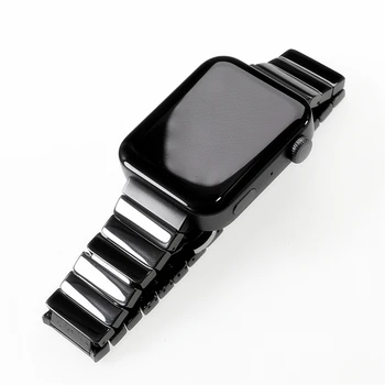 Sobib Xiaomi smart MI vaadata pühendatud high-end luksus sile must keraamiline rihm 20mm käevõru käepaela vöö watchband