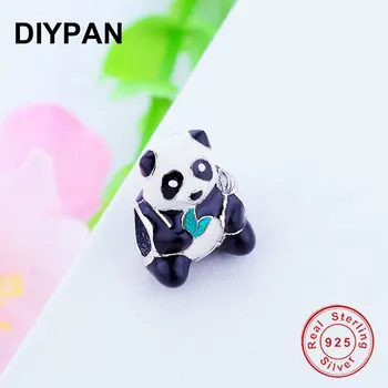 Sobivus Originaal Pandora Charms 925 Sterling Hõbe Käevõru Panda Võlu Helmed Naiste Ehted DIY Berloque