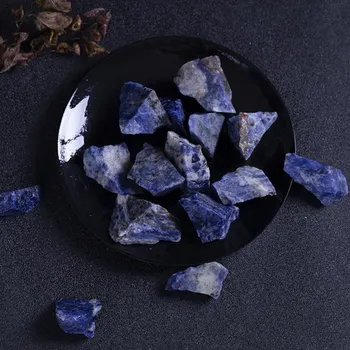 Sodalite toores töötlemata kivi, looduslikud kivid kvarts mineraalsed kristallid reiki tervendav bonsais naturales home decor