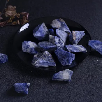 Sodalite toores töötlemata kivi, looduslikud kivid kvarts mineraalsed kristallid reiki tervendav bonsais naturales home decor