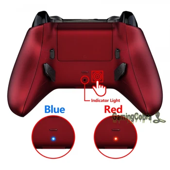 Soft Touch Scarlet Red Ülbe Programmeeritav Remap & Vallandada Stop Kit for Xbox-Üks S & Üks X Töötleja Mudel 1708