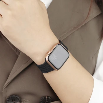 Solo Aas Rihma Apple watch band 44mm 40mm correa iWatch ansamblid 38mm 42mm vöö silikoon watchband käevõru seeria 6 5 4 3